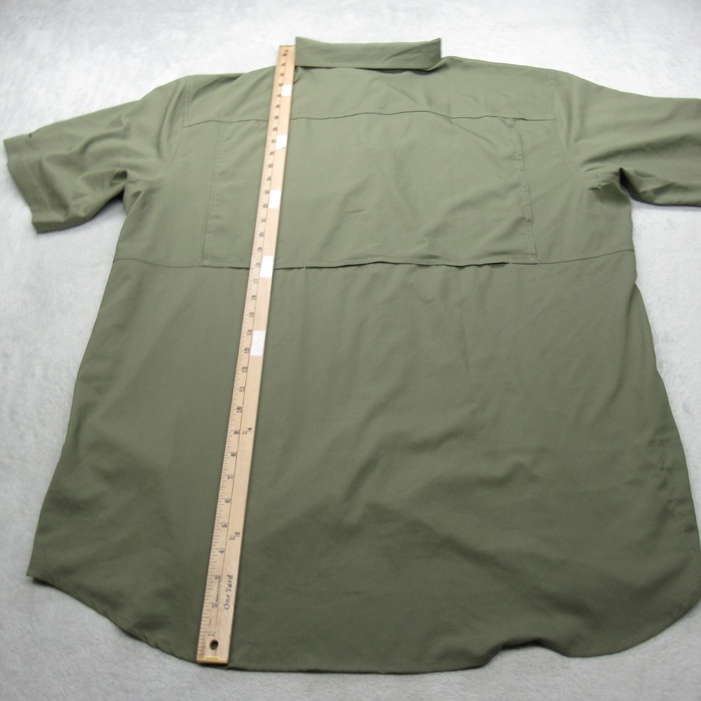 Columbia Shirt Mens 2XT Green Silver Ridge Utility Lite Short Sleeve Ripstop NEW - Picture 11 of 14